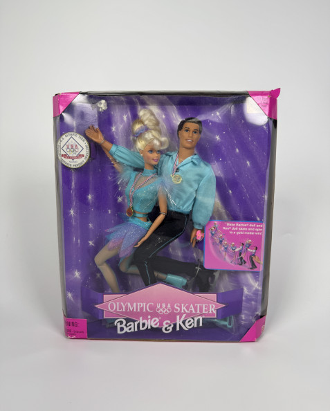 Barbie Doll Olympic Skaters Set
