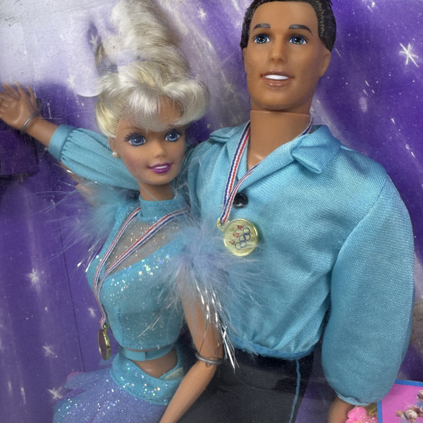 Barbie Doll Olympic Skaters Set