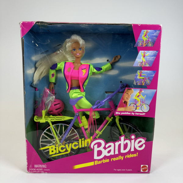 Doll Barbie Bicyclin