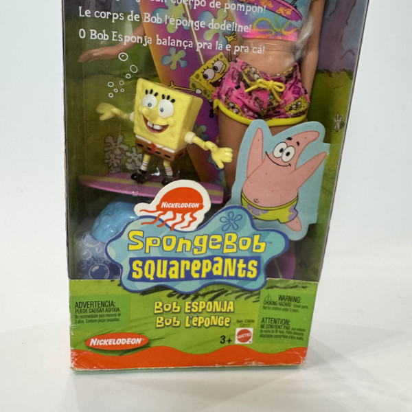 Doll Barbie and Bobble Buddy SpongeBob