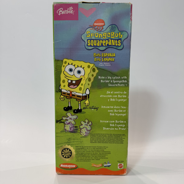 Doll Barbie and Bobble Buddy SpongeBob