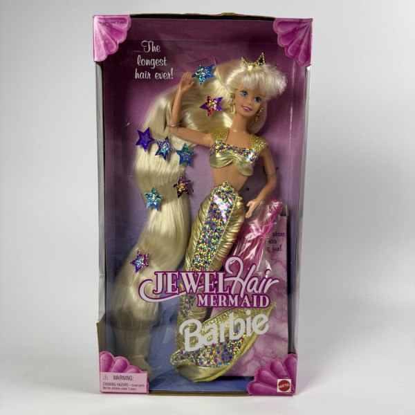 Barbie Doll Jewel Hair Mermaid