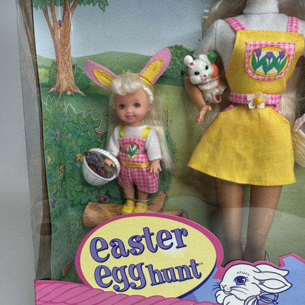 Doll Barbie and Kelly Ester Egg Hunt ⠀