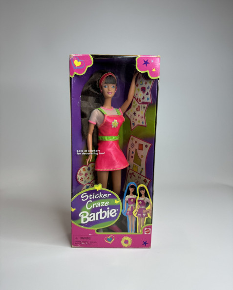 Doll Sticker Crazy Barbie