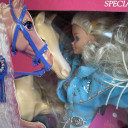 Doll Western Stamp Horse and Barbie