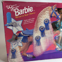 Doll Western Stamp Horse and Barbie