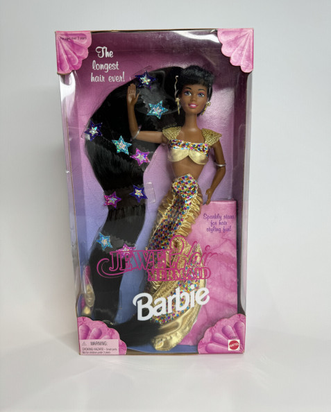 Doll Jewel Hair Mermaid Barbie AA