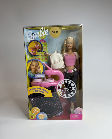 Doll Button Blast Barbie