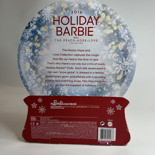 Barbie Doll Holiday 2016
